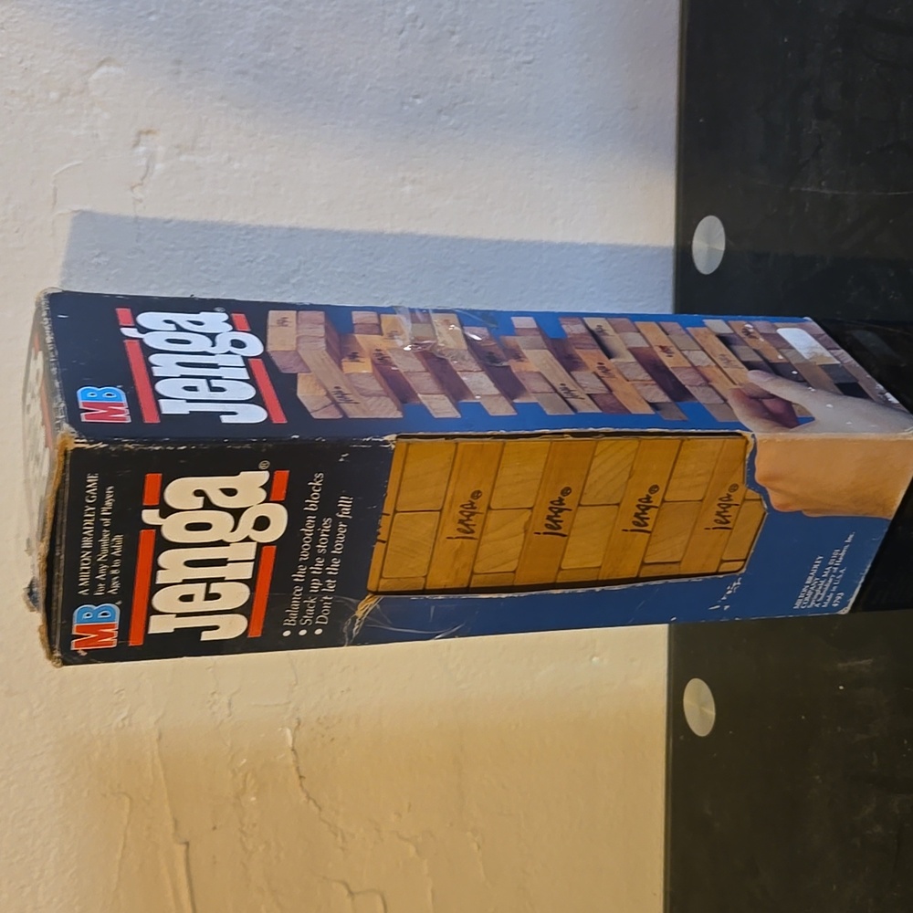 Vintage 1986 Jenga Wood Block Game